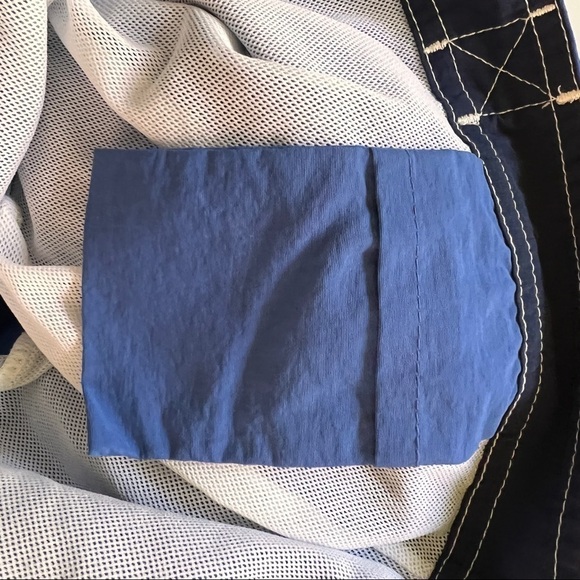 POLO RALPH LAUREN Swimwear. Blue w/cargo pocket, side pockets & key pocket. M - Picture 6 of 11